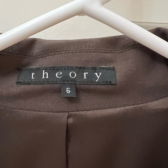 NWT, Theory blazer, brown - Picture 3 of 5